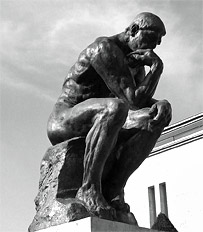 The Thinker, a bronze sculpture by Auguste Rodin